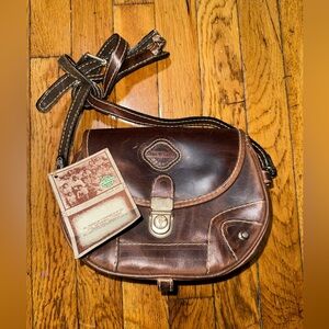 Vintage Geno D’lucca Leather Crossbody Purse NEW
